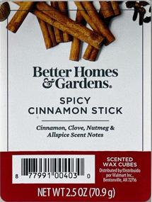 img 1 attached to 🔥 Spice Up Your Space with Better Homes and Gardens Spicy Cinnamon Stick Scented Wax Cubes (4 Pack)