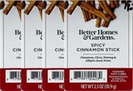 🔥 spice up your space with better homes and gardens spicy cinnamon stick scented wax cubes (4 pack) логотип