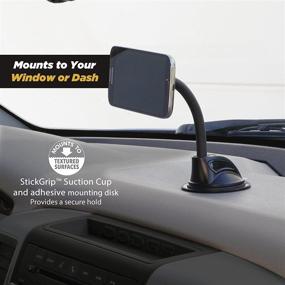img 1 attached to 📱 Ultimate Mobile Device Mount: SCOSCHE MAGWDM MagicMount Magnetic Suction Cup
