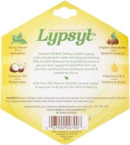 img 1 attached to 💋 Lypsyl Original Mint Lip Balm - Intense Protection, Pack of 2, 0.10 oz