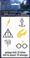 party tattoos for harry potter fans - set of 24 логотип