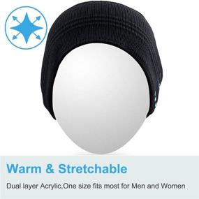 img 2 attached to 🎧 Rotibox Bluetooth Beanie Hat with Wireless Headphone for Outdoor Sports - Perfect Xmas Gifts