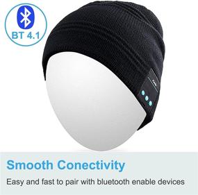 img 1 attached to 🎧 Rotibox Bluetooth Beanie Hat with Wireless Headphone for Outdoor Sports - Perfect Xmas Gifts