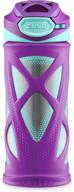 👦 zulu echo kids stainless steel water bottle with silicone sleeve - vacuum insulated design логотип