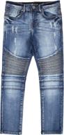 👖 ray slim biker pants for boys - boys' clothing at jeans logo