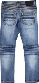 img 3 attached to 👖 RAY Slim Biker Pants for Boys - Boys' Clothing at Jeans