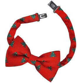 img 1 attached to 🎄 Optimized Search: Retreez Christmas Microfiber Bow Ties - Delightful Pre Tied Accessories for Boys