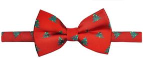 img 2 attached to 🎄 Optimized Search: Retreez Christmas Microfiber Bow Ties - Delightful Pre Tied Accessories for Boys