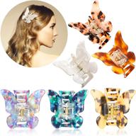taiyin butterfly barrettes celluloid accessories logo
