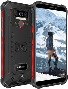 img 4 attached to 📱 OUKITEL WP5 Rugged Cell Phone, IP68 Waterproof Smartphone with 8000mAh Battery, 5.5'' HD+ Display, 4GB RAM 32GB ROM, Unlocked Phone with Face ID Fingerprint, Triple Camera, Global Version 4G LTE GSM Cell Phone (Black)
