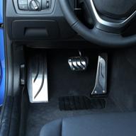 etopmia fashion style car pedals - rest, brake, gas pedals for bmw 1 3 4 5 6 7 series f20 f30 f31 f32 f33 f34 f36 - automatic accessories logo