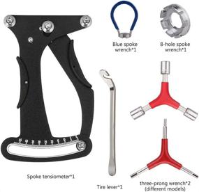 img 3 attached to Meticraft™ Mountain Bike Spoke Tension Meter Wrench Kits: Durable Aluminum Alloy Repair Tool, Abrasion Resistant & Long-lasting, Ideal for Personal or Professional Use