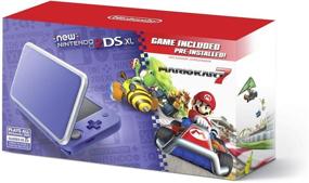 img 4 attached to 🎮 Nintendo 2DS XL - Purple + Silver: Mario Kart 7 Pre-installed | Shop Now!