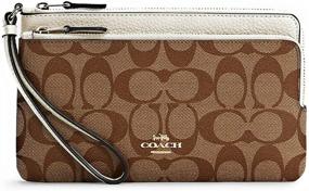 img 2 attached to 👜 Coach Signature Double Wristlet F16109 - Women's Handbags and Wallets in Wristlets - for Enhanced SEO
