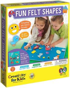 img 4 attached to 🎨 Creative Kids Felt Shape Set