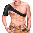 shoulder shoulder adjustable injuries compression logo