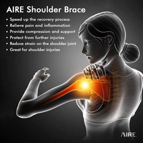 img 3 attached to Shoulder Shoulder Adjustable Injuries Compression