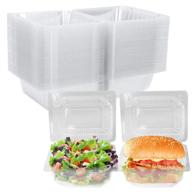 🍔 hamburger food service equipment & supplies - disposable clamshell containers for containers логотип