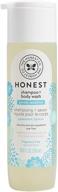 🌿 the honest company purely simple fragrance-free shampoo + body wash review: tear-free baby shampoo with natural ingredients, sulfate & paraben-free bath logo