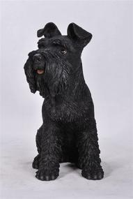 img 2 attached to 🐾 Stylish and Sophisticated: Black Schnauzer - A Perfect Companion for Your Home