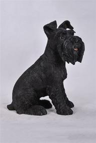 img 3 attached to 🐾 Stylish and Sophisticated: Black Schnauzer - A Perfect Companion for Your Home