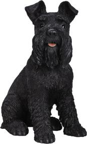 img 4 attached to 🐾 Stylish and Sophisticated: Black Schnauzer - A Perfect Companion for Your Home