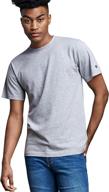 premium quality russell athletic men's 100% cotton midweight t-shirt for unbeatable comfort логотип