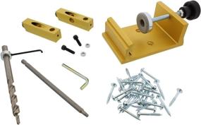 img 3 attached to 🔧 DCT Pocket Hole Jig Clamp Joinery System 42pc Kit - Optimized for Corner, Angle, Flush Pocket Hole Joints Clamping in Carpentry Locator