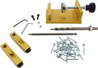 🔧 dct pocket hole jig clamp joinery system 42pc kit - optimized for corner, angle, flush pocket hole joints clamping in carpentry locator logo