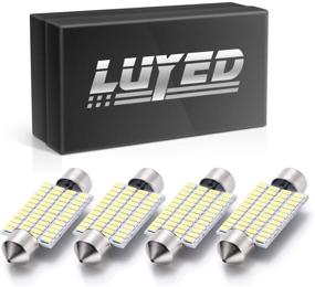 img 4 attached to 💡 Luyed Super Bright LED Bulbs for Dome Light - 4 Pack, 570 Lumens, 3014 48-EX Chipsets, Xenon White (569 578 211-2 212-2)