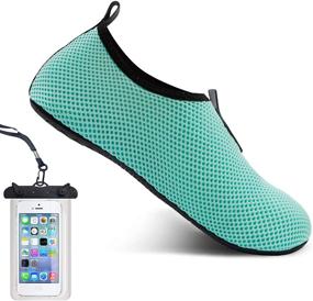 img 4 attached to Barefoot Shoes: Fast-Drying Men's Athletic Footwear for Water Sports