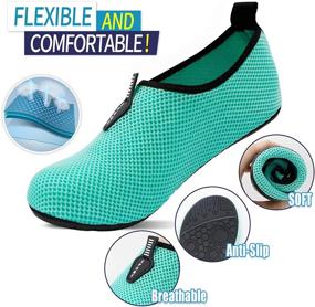 img 3 attached to Barefoot Shoes: Fast-Drying Men's Athletic Footwear for Water Sports