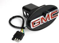 π gmc logo chrome finish led hitch light cover by reese towpower 86061 - 1.25 inch logo
