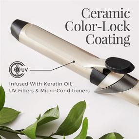 img 1 attached to Remington Pro CI8A932: 1¼” Ceramic Clip Curling Iron with Color Care Heat Control Sensing Technology