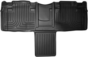 img 4 attached to 🚗 Husky Liners 19841: Top-Quality Weatherbeater 2nd Seat Floor Mat for Toyota Sienna (2011-2019) in Classic Black