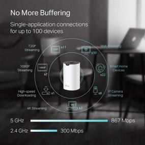 img 2 attached to 🔁 Renewed TP-Link Deco S4 3-Pack: Whole Home Mesh WiFi System with Gigabit Ports, Seamless Roaming, Parental Controls, Alexa Compatibility - WiFi Router/Extender Replacement, Up to 5,500 Sq.ft. Coverage