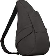 средний классический микрофибровый америбэг: идеальная сумка через плечо и кошелек для заботливых о здоровье женщин логотип