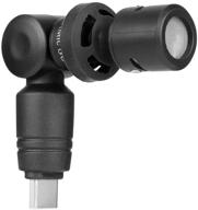 🎙️ saramonic usb-c телефонный микрофон mini plug & play mic для samsung, huawei и других устройств usb-c - идеально подходит для смартфонов, подкастов, записи спортивных мероприятий логотип