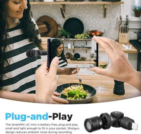 img 1 attached to 🎙️ Saramonic USB-C телефонный микрофон Mini Plug & Play Mic для Samsung, Huawei и других устройств USB-C - Идеально подходит для смартфонов, подкастов, записи спортивных мероприятий