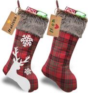 wujomz christmas stockings personalized decorations логотип