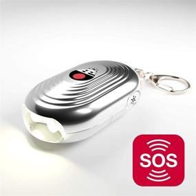 img 4 attached to Женский сигнальный брелок с тревожной кнопкой - устройство самозащиты Siren Song с 2 светодиодными фонарями для улучшенной личной безопасности.