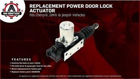 img 2 attached to 🔒 Power Door Lock Actuator - Passenger or Driver Side, Front or Rear, Replaces OE Numbers 22020256, 22062740, 22071947, 746-014 - Compatible with Chevy, GMC, Buick, Oldsmobile, Pontiac & other models 1985 - 2005