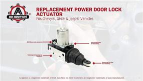 img 1 attached to 🔒 Power Door Lock Actuator - Passenger or Driver Side, Front or Rear, Replaces OE Numbers 22020256, 22062740, 22071947, 746-014 - Compatible with Chevy, GMC, Buick, Oldsmobile, Pontiac & other models 1985 - 2005