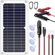 🌞 sunapex 10w 12v portable solar battery charger & maintainer - intelligent charge controller - solar panel-built - solar powered charger for car, rv, and more logo