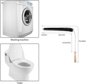 img 2 attached to GIBTOOL Dryer Vent Cleaning Kit - Lint Vacuum Attachment and Flexible Lint Brush with Vacuum Hose Attachment Brush