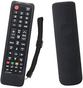 img 3 attached to 📺 SAMSUNG TV Remote Case - SIKAI Shockproof Silicone Cover: Protect Your BN59-01315A BN59-01199F AA59-00666A AA59-00741A Remote, Washable & Anti-Lost, Skin-Friendly with Remote Loop (Black)