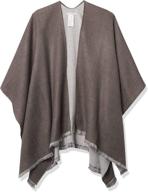 👗 reversible poncho for women by amazon essentials logo