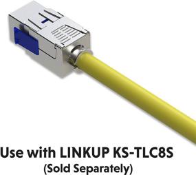 img 1 attached to 🚀 Высокая производительность: Кабель Ethernet LINKUP Cat8 - скорость 40 Гбит/с, 2000 МГц, 50 м, требуется терминирование