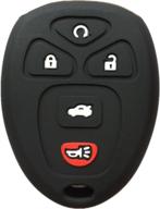 rpkey silicone key fob cover case - защита и замена для buick cadillac chevrolet cmc pontiac saturn kobgt04a ouc60270 ouc60221 22733524 15913415 логотип