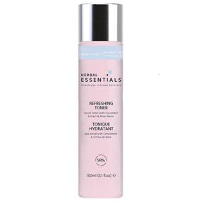 img 4 attached to 🌹 150ml Herbal Essentials Refreshing Toner: Cucumber Extract & Rose Water for Ultimate Hydration